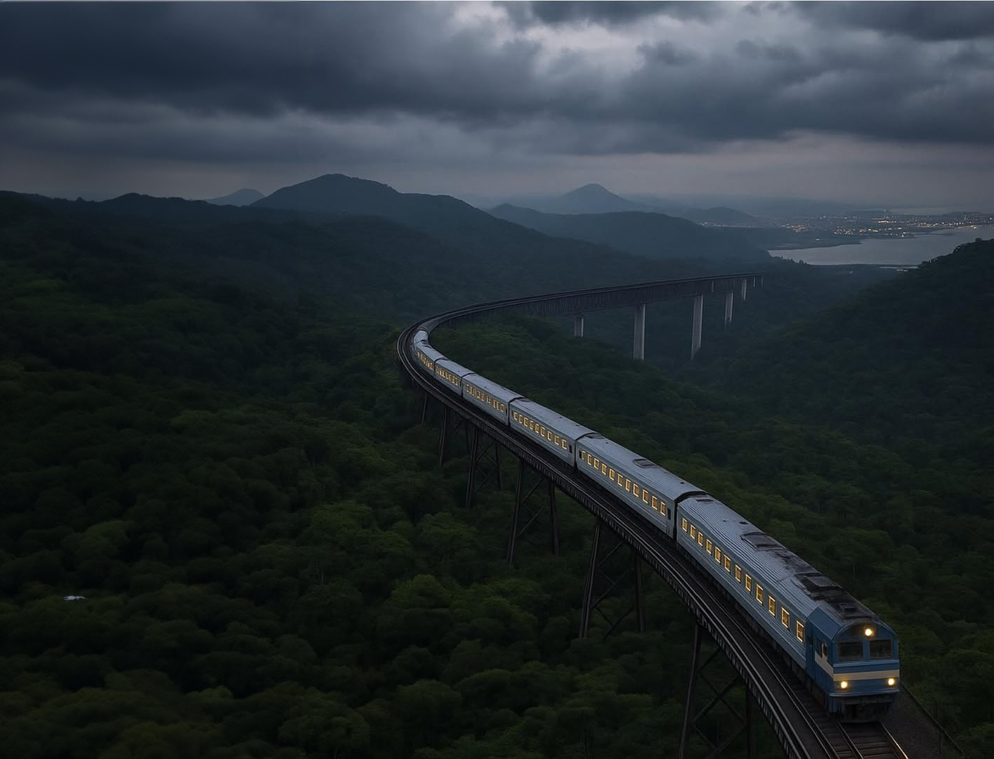 Trem entre SP e Baixada Santista